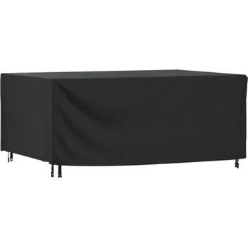 Krycí plachta vidaXL Plachta na zahradní nábytek černá 225x143x90cm nepromokavá 420D