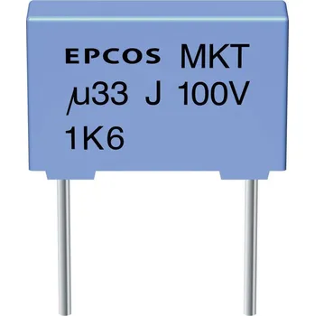 Kondenzátor TDK B32520-C225-K 1 ks fóliový kondenzátor MKT radiální 2.2 µF 63 V/DC 10 procent 7.5 mm (d x š x v) 10 x 6 x 12 mm