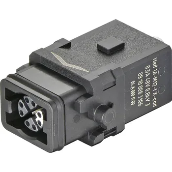 Konektor konektor Han 1A-M12-f X-coded 09100083106 HARTING 1 ks