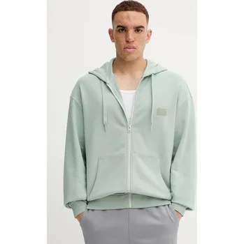 Pánská mikina Bavlněná mikina HUGO Delastomer 50546874 zelená 70X, vel. XXL