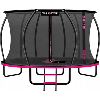 Trampolína Zahradní trampolína Thunder s ochrannou sítí, kulatá, 366 cm (12 ft), max. nosnost 150 kg