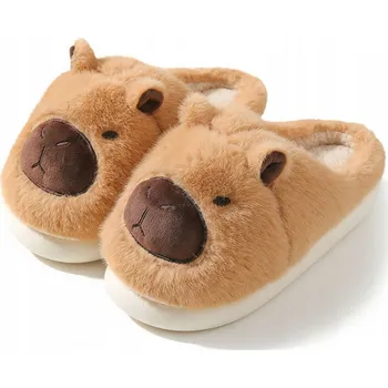 Dámské pantofle Pantofle Bamboše s kapucí Papuče Domácí papuče Plyšové 40/41