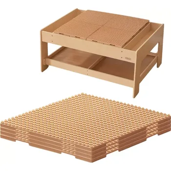 ostatní stavebnice Masterkidz sada 4 nástavců na panel pro stavění z malých kostek