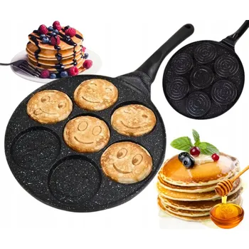 Pánev na vejce a lívance KAMILLE 26 cm s mramorovým povrchem