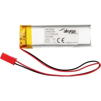 Akyga LP602158 Akupack x Speciální akumulátor Li-Pol 3.7 V 750 mAh