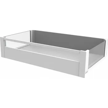 Nábytkové kování Cemux H Box SLIM skleněné bočnice bílé H167/500 mm vnitřní čelní panel