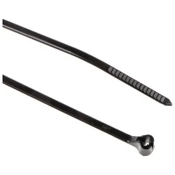 Organizace kabelů Kabelová vázací páska odolná proti povětrnostním vlivům 7TCG009960R0068 TYB23MX 92mm 2,4 mm Černá Nylon 66 Thomas a
