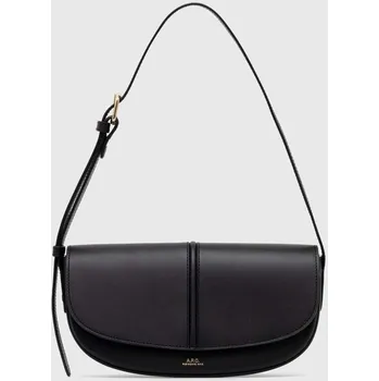 Kabelka Kožená kabelka A.P.C. sac betty shoulder PXAWV.F61834.LZZ černá 99X, vel. ONE SIZE