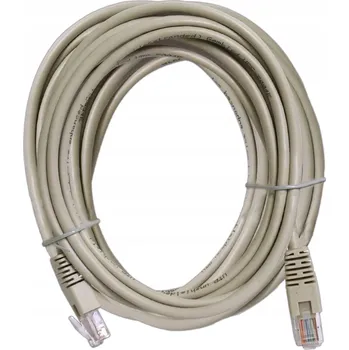 Síťový kabel ART Síťový kabel Patchcord UTP 5e 10m šedý