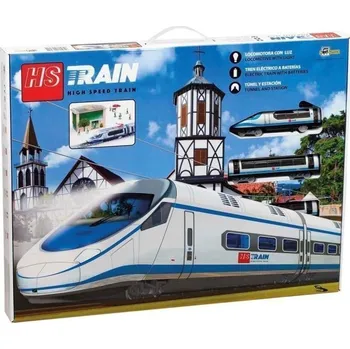 Dětské zboží Vysokorychlostní vlak Renfe Ave Pequetren 705 se stanicí a s horským tunelem