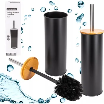 WC štětka WC kartáč do toalety, koupelny, volně stojící, ocelová tuba KAMILLE