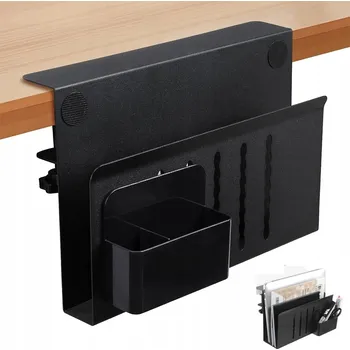 Úložný box Úložný prostor na stůl, Zásuvka pod stůl, Ocelový závěsný organizér