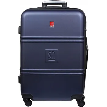 Kufr na kolečkách střední ROZŠÍŘITELNÝ o 5 cm, odolný ABS Słoń Torbalski Zámek TSA