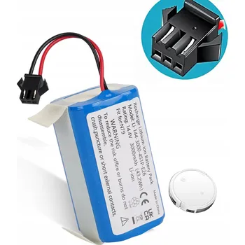 Bezpečnostní kamera Nová baterie pro Ecovacs Deebot N79 N79S N79W Tesvor X500 X500, 3 Ah, 14,4 V