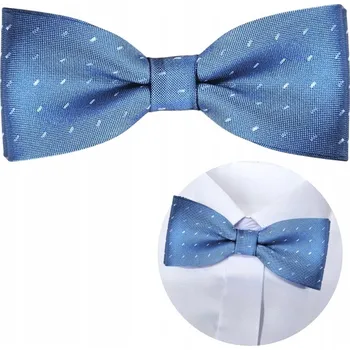 Motýlek CHLAPECKÝ MOTÝLEK MODRÝ SE VZORY PRO PŘIJÍMÁNÍ / NA PŘIJÍMÁNÍ ELEGANTNÍ MOTÝLEK