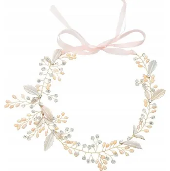 Čelenka Ecarla klasická zlatá čelenka do vlasů