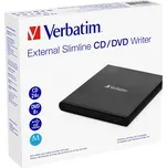 Verbatim externí CD/DVD vypalovačka USB 2.0 Slimline