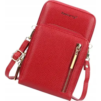 Kabelka EdiBazzar kabelka přes rameno eko kůže červená