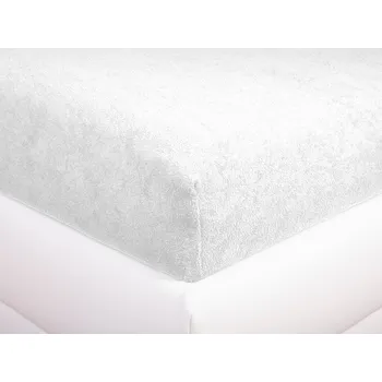 Prostěradlo Aaryans Economy Froté prostěradlo bílé Rozměry prostěradla: 90x200 cm