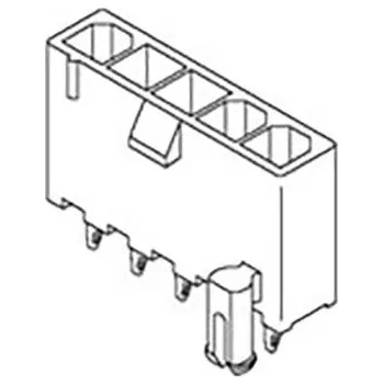 Elektrický konektor Molex vestavná zásuvková lišta (standardní) 4, rozteč 4.2 mm, 39302040, 1 ks Tray