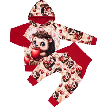 Tepláková souprava - Ježeček (kapuca) Velikost: 128