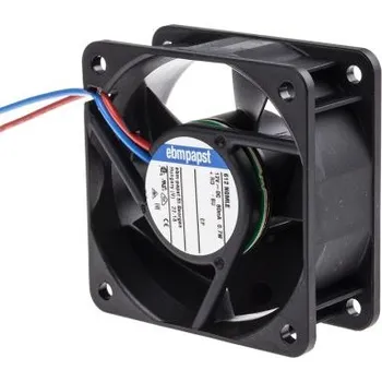 Průmyslový ventilátor Axiální ventilátor, řada: 600 N DC, 60 x 60 x 25mm, průtok vzduchu: 25m³/h 700mW 12 V DC
