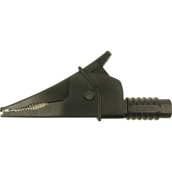 Příslušenství k měřicímu přístroji Cliff Croc Clip bezpečnostní krokosvorka, konektor 4 mm, CAT III 1000 V, černá