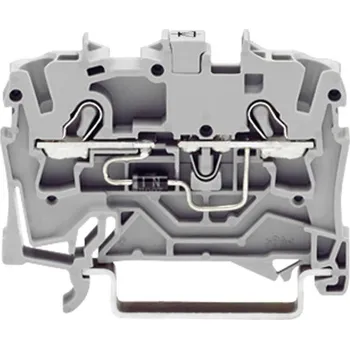 WAGO 2002-1211/1000-411 diodová svorka 5.20 mm pružinová svorka osazení: L šedá 1 ks