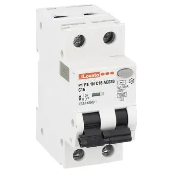 Proudový chránič Proudový chránič RCBO 1P plus N 16A vypínací citlivost 30mA, rozsah: P1