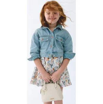 Dívčí bunda Dětská riflová bunda Mayoral 3454.6E.Mini.PPY2 modrá 50X, vel. 110