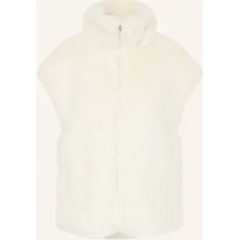 Dámská vesta Oh April Dámská Vesta Z Umělé Kožešiny Trixie, bílá, 42