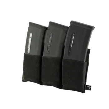 Airsoft Viper Elastická trojitá MOLLE sumka na zásobníky M4 Black