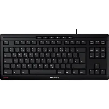 Klávesnice CHERRY JK-8600DE-2 kabelový klávesnice německá, QWERTZ černá
