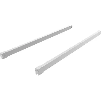 Nábytkové kování Cemux H Box SLIM zásuvka bílá reling podélný 500 mm