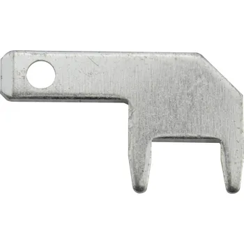 Vogt Verbindungstechnik 378908.68 faston zástrčka Šířka zástrčky: 2.8 mm Tloušťka konektoru: 0.8 mm 90 ° bez izolace kov 100 ks