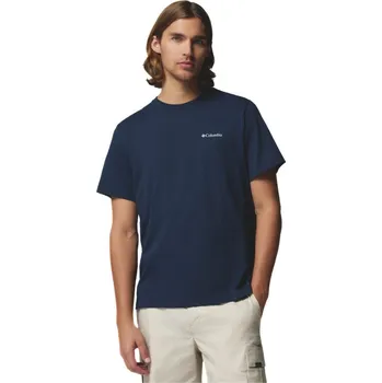 Pánské oblečení Columbia CSC Logo Back Tee M 2155011464 - collegiate navy/linework c badge S