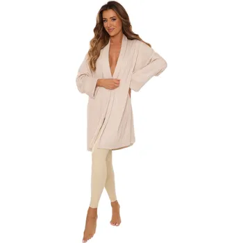 Dámský župan Kardigan DE LAFENSE 891 HONEY béžová XL 0