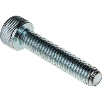 Šroub Šroub s vnitřním šestihranem, Ocel, M6, délka: 30mm, Leskle pozinkovaný 1mm