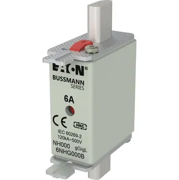 Eaton 6NHG000B NH pojistka s mechanickým ukazatelem zajištění velikost pojistky = 000 6 A 500 V 3 ks