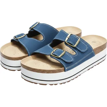 Dámská zdravotní obuv Listar Dámské korkové pantofle tm.modré B3320