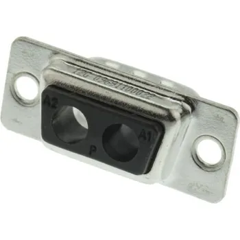 Elektrický konektor Konektor D-Sub, rozteč: 6.86mm, orientace těla: Rovný, počet kontaktů: 2, Kabelová montáž, Samec Smíšené kontakty D-Sub