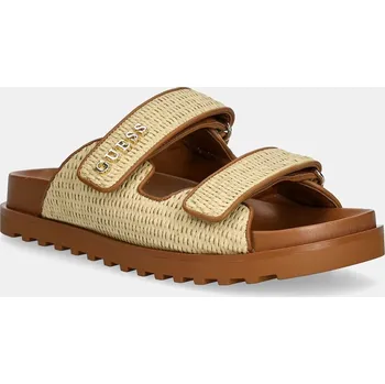 Dámské pantofle Pantofle Guess FADELIZE FLJFDE.FAP19.TAN béžová 80X, EUR 41