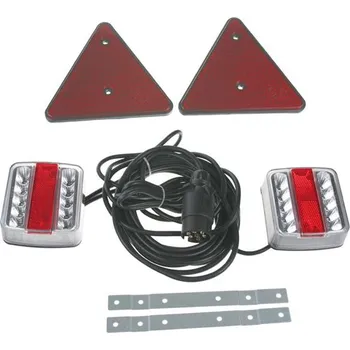 Přívěs k motorovému vozidlu Světlo na přívěsný vozík LED STU s kabelem a trojúhelníkem