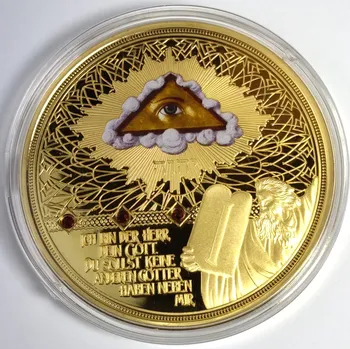 Pamětní mince Německo 10 přikázání č.11 (Pamětní mince - medaile)
