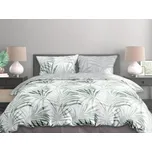 FARO Bavlněné saténové povlečení 140x200 + 70x90 cm - Milagro Verde 004