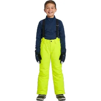 Chlapecké kalhoty LYŽAŘSKÉ KALHOTY LOAP CUBOR/ NEONOVÁ VELIKOSTI 110-164 Velikost: 122/128, Barva: Zelinkavá