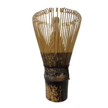 Čaj MOYA Tradiční bambusová metlička na míchání matcha čaje - CHASEN tmavý