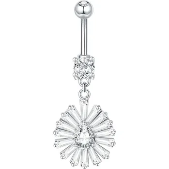 Piercing Piercing do pupíku s kamínkem | šperk - Styl 8 , 5PCS