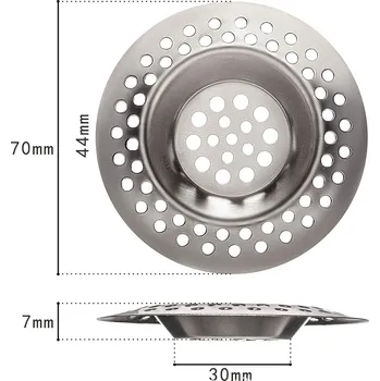Cedník a síto Nerezové dřezové sítko proti nečistotám | filtr - Styl C