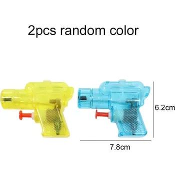 Dětská zbraň Vodní dětská pistole mini plastová | vodní doplňky - 2ks čtvercových mini